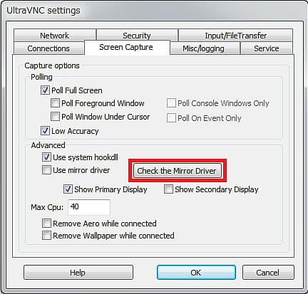 Ultravnc mirror driver problem code what is comodo trustconnect